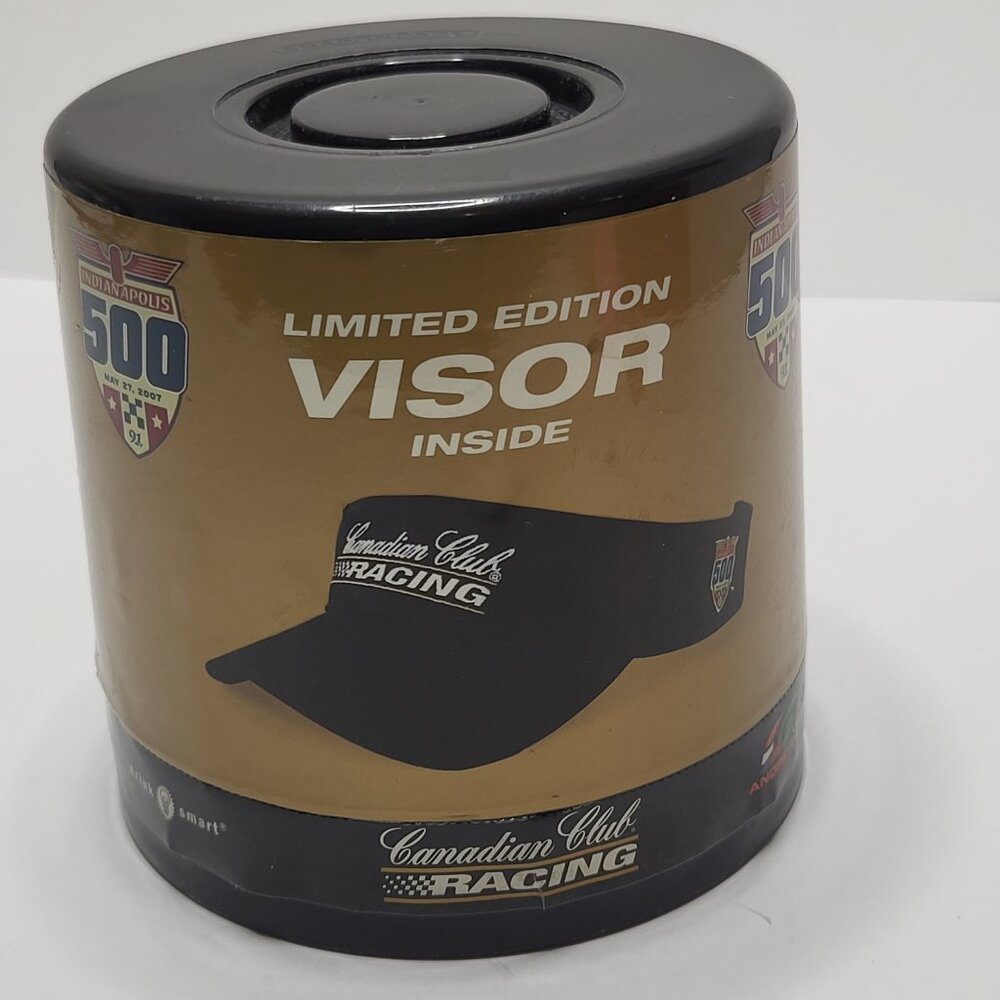 Canadian Club Racing 2007 Indianapolis 500 Andretti Racing Sun Visor NOS Package
